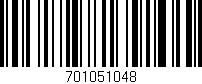 Código de barras (EAN, GTIN, SKU, ISBN): '701051048'
