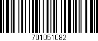 Código de barras (EAN, GTIN, SKU, ISBN): '701051082'