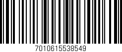 Código de barras (EAN, GTIN, SKU, ISBN): '7010615538549'