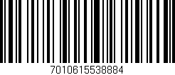 Código de barras (EAN, GTIN, SKU, ISBN): '7010615538884'