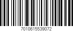 Código de barras (EAN, GTIN, SKU, ISBN): '7010615539072'