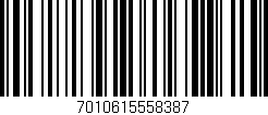 Código de barras (EAN, GTIN, SKU, ISBN): '7010615558387'