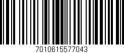 Código de barras (EAN, GTIN, SKU, ISBN): '7010615577043'