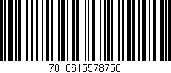 Código de barras (EAN, GTIN, SKU, ISBN): '7010615578750'