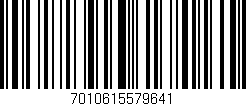 Código de barras (EAN, GTIN, SKU, ISBN): '7010615579641'
