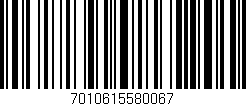 Código de barras (EAN, GTIN, SKU, ISBN): '7010615580067'