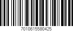 Código de barras (EAN, GTIN, SKU, ISBN): '7010615580425'