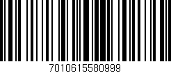Código de barras (EAN, GTIN, SKU, ISBN): '7010615580999'