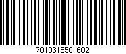 Código de barras (EAN, GTIN, SKU, ISBN): '7010615581682'