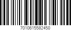 Código de barras (EAN, GTIN, SKU, ISBN): '7010615582450'