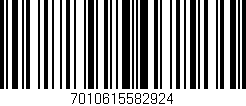 Código de barras (EAN, GTIN, SKU, ISBN): '7010615582924'