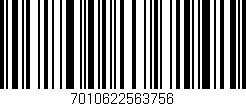 Código de barras (EAN, GTIN, SKU, ISBN): '7010622563756'