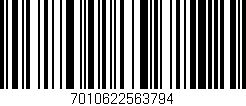 Código de barras (EAN, GTIN, SKU, ISBN): '7010622563794'