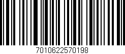 Código de barras (EAN, GTIN, SKU, ISBN): '7010622570198'