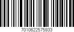 Código de barras (EAN, GTIN, SKU, ISBN): '7010622575933'