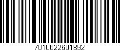 Código de barras (EAN, GTIN, SKU, ISBN): '7010622601892'
