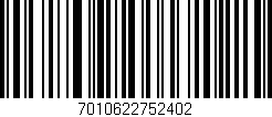 Código de barras (EAN, GTIN, SKU, ISBN): '7010622752402'