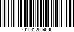 Código de barras (EAN, GTIN, SKU, ISBN): '7010622804880'