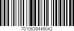 Código de barras (EAN, GTIN, SKU, ISBN): '7010639446042'