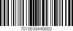 Código de barras (EAN, GTIN, SKU, ISBN): '7010639448800'