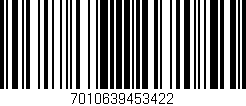 Código de barras (EAN, GTIN, SKU, ISBN): '7010639453422'