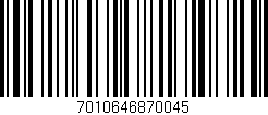 Código de barras (EAN, GTIN, SKU, ISBN): '7010646870045'