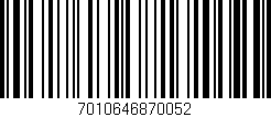 Código de barras (EAN, GTIN, SKU, ISBN): '7010646870052'