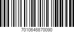 Código de barras (EAN, GTIN, SKU, ISBN): '7010646870090'
