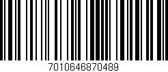 Código de barras (EAN, GTIN, SKU, ISBN): '7010646870489'