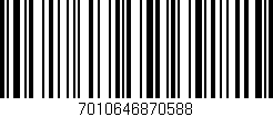 Código de barras (EAN, GTIN, SKU, ISBN): '7010646870588'