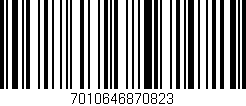 Código de barras (EAN, GTIN, SKU, ISBN): '7010646870823'