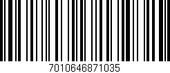 Código de barras (EAN, GTIN, SKU, ISBN): '7010646871035'