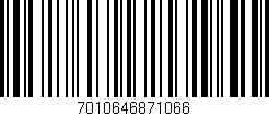 Código de barras (EAN, GTIN, SKU, ISBN): '7010646871066'