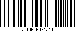 Código de barras (EAN, GTIN, SKU, ISBN): '7010646871240'