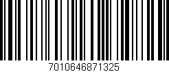 Código de barras (EAN, GTIN, SKU, ISBN): '7010646871325'