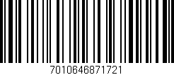 Código de barras (EAN, GTIN, SKU, ISBN): '7010646871721'