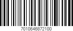 Código de barras (EAN, GTIN, SKU, ISBN): '7010646872100'