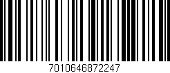 Código de barras (EAN, GTIN, SKU, ISBN): '7010646872247'
