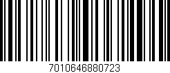 Código de barras (EAN, GTIN, SKU, ISBN): '7010646880723'