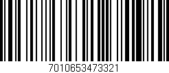 Código de barras (EAN, GTIN, SKU, ISBN): '7010653473321'