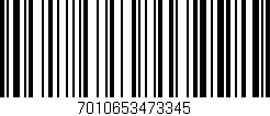 Código de barras (EAN, GTIN, SKU, ISBN): '7010653473345'