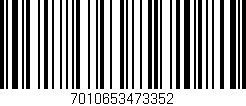 Código de barras (EAN, GTIN, SKU, ISBN): '7010653473352'
