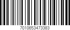 Código de barras (EAN, GTIN, SKU, ISBN): '7010653473383'