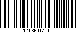 Código de barras (EAN, GTIN, SKU, ISBN): '7010653473390'