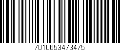 Código de barras (EAN, GTIN, SKU, ISBN): '7010653473475'