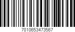 Código de barras (EAN, GTIN, SKU, ISBN): '7010653473567'
