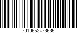 Código de barras (EAN, GTIN, SKU, ISBN): '7010653473635'
