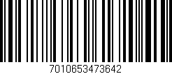 Código de barras (EAN, GTIN, SKU, ISBN): '7010653473642'