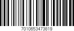 Código de barras (EAN, GTIN, SKU, ISBN): '7010653473819'