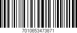 Código de barras (EAN, GTIN, SKU, ISBN): '7010653473871'